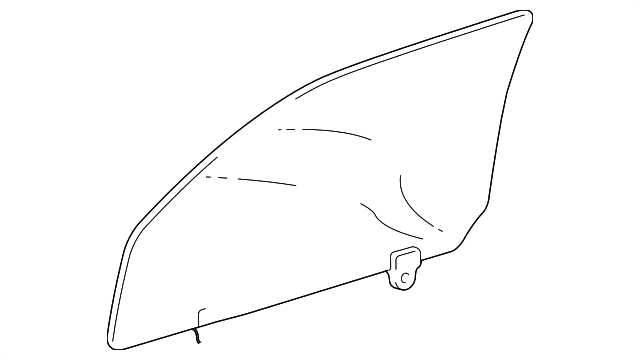 68102-60351 DOOR GLASS, LEFT