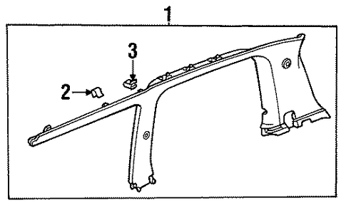 Oasis INTERIOR TRIM - QUARTER PANELS