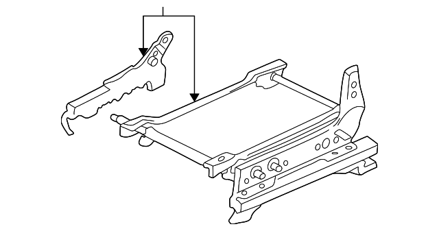 88512-38021 Деталь SEAT ADJUSTER, RIGHT