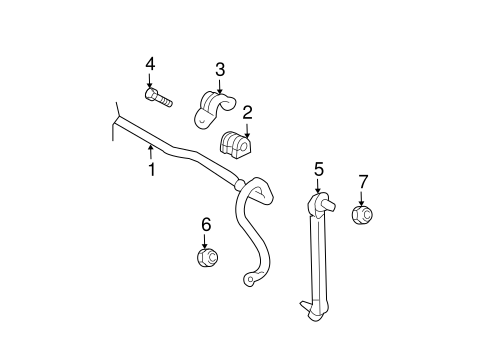 Aveo STABILIZER BAR & COMPONENTS