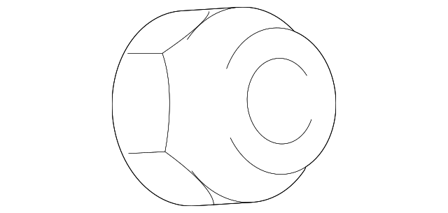 94515140 Деталь STABILIZER LINK NUT, LEFT