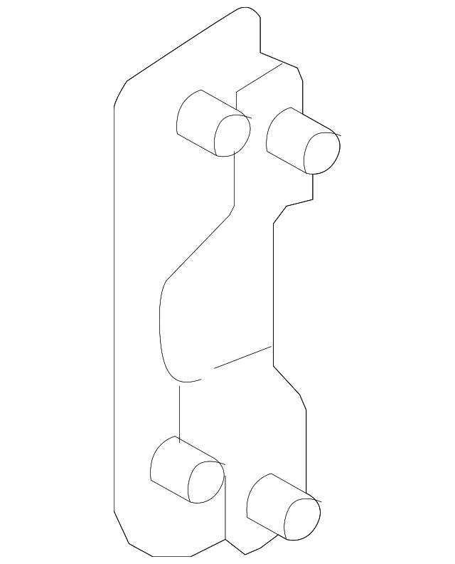 95925-2D200 Деталь SIDE IMPACT SENS MOUNT BRACKET, RIGHT