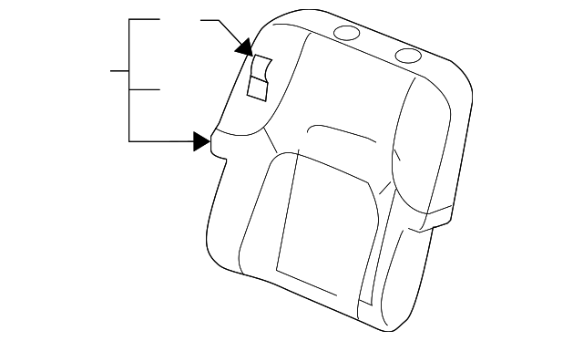 87650-EA282 Деталь SEAT BACK ASSY