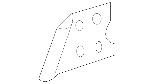 61693-47010 Деталь INNER PANEL RETAINER, RIGHT