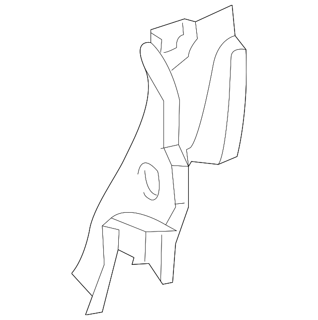 61655-47010 Деталь INNER WHEELHOUSE GUSSET, RIGHT