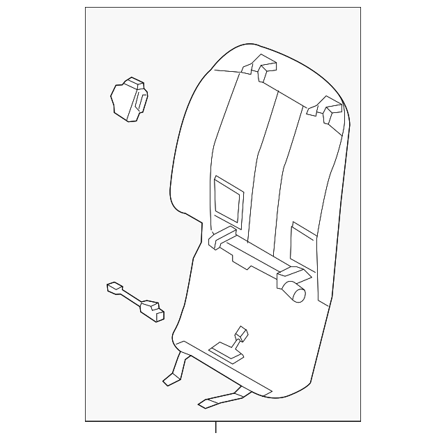 88480-3N300-TU Деталь SEAT BACK PANEL