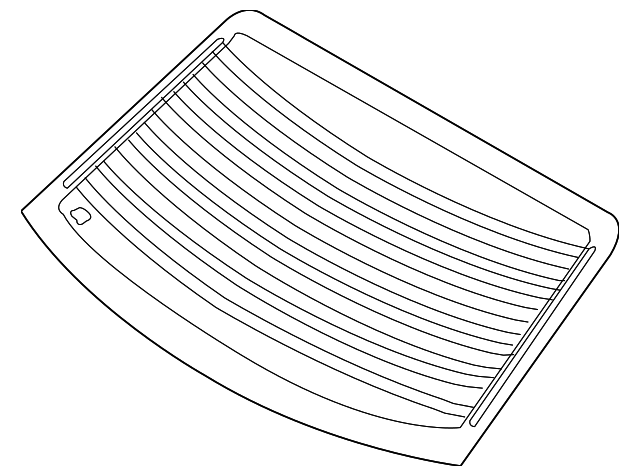 87110-2G000 Деталь BACK GLASS