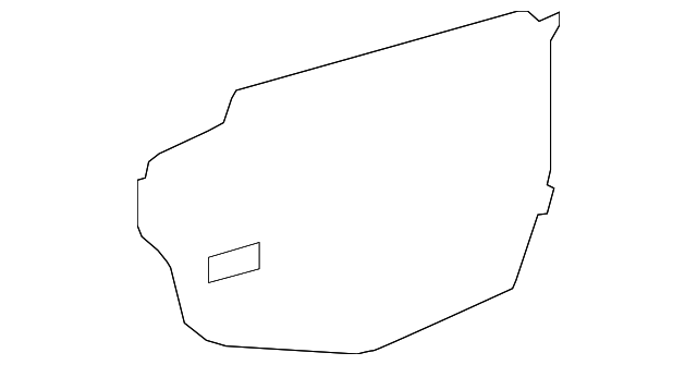 67832-0C040 Деталь WATER DEFLECTOR, LEFT
