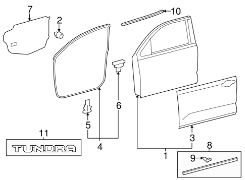 Tundra DOOR & COMPONENTS 2