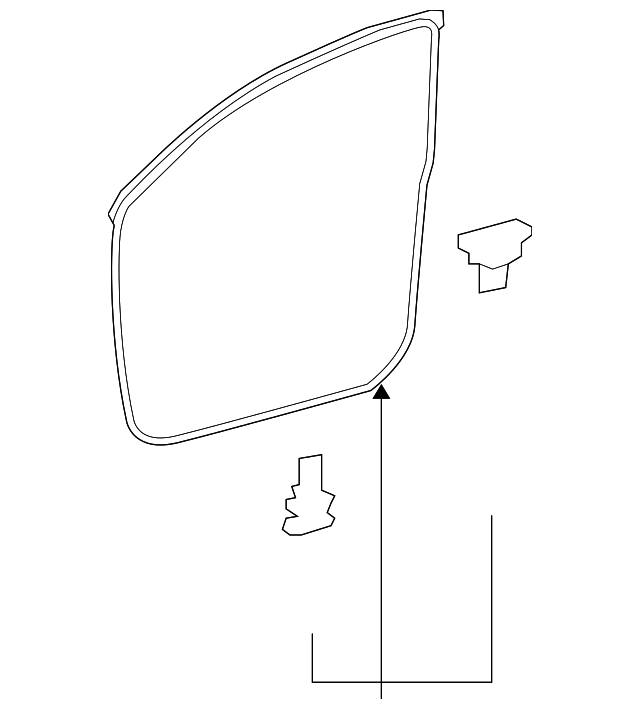 67861-0C040 Деталь SURROUND W'STRIP, RIGHT