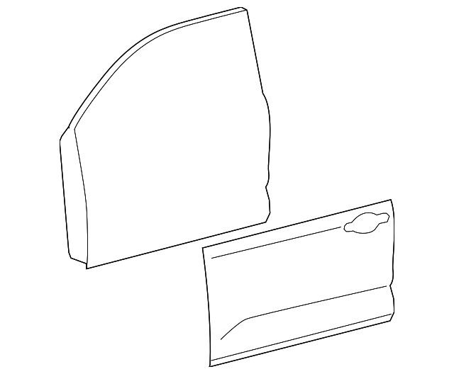 67001-0C091 Деталь DOOR SHELL, RIGHT