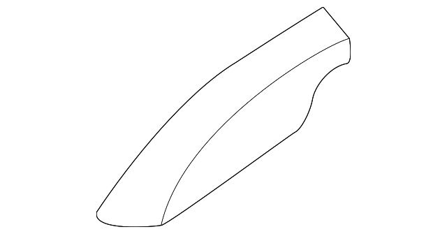 87251-2J011 Деталь ROOF RAIL CAP, LEFT