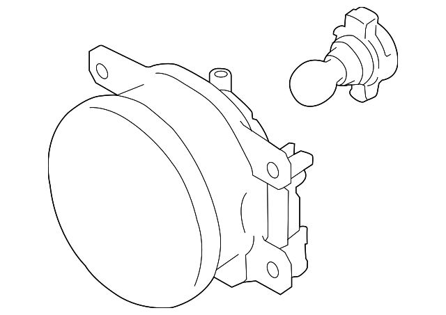 SU003-02518 Деталь FOG LAMP, RIGHT