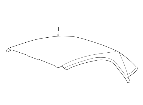Solara INTERIOR TRIM - CONVERTIBLE TOP