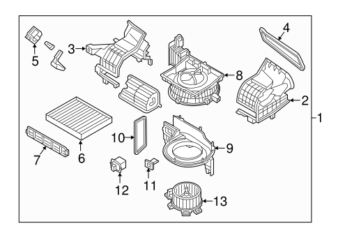 Sonata BLOWER MOTOR & FAN