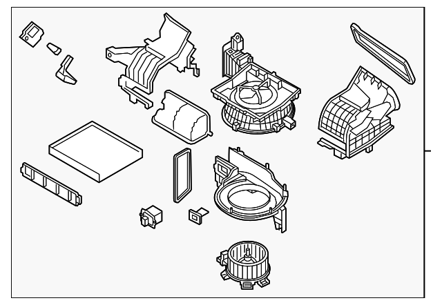 97207-C2000 Деталь BLOWER ASSY