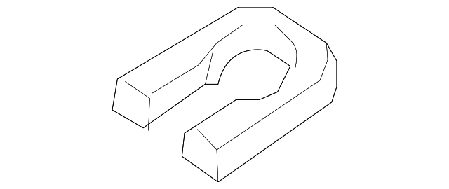86819-C1000 Деталь FENDER LINER U-NUT, RIGHT
