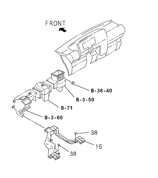 INTERIOR / BUMPER/REAR DUCT for 1999 Honda PASSPORT #1