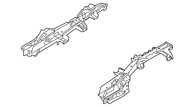 65710-1D200 Деталь REAR RAIL ASSY, LEFT