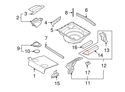 A8 Quattro REAR FLOOR & RAILS
