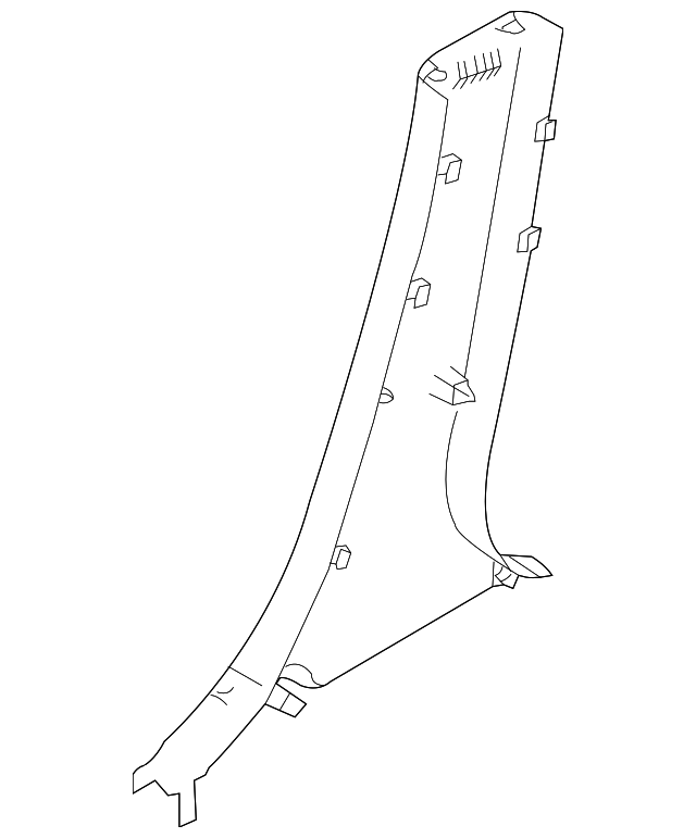 GS3L-68-230B-02 Деталь LWR CTR PLR TRIM, LEFT