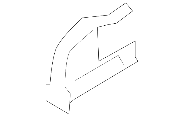 88381-EA002 HINGE COVER, LEFT