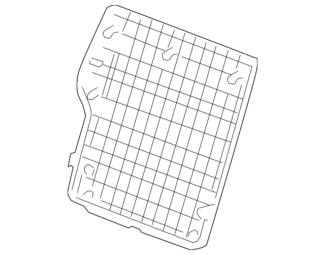 15253507 Деталь SEAT BACK PANEL, RIGHT