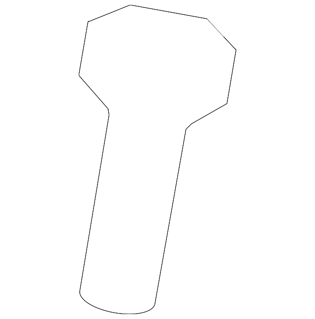 15253515 Деталь KNOB, LEFT
