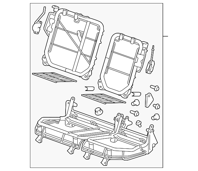 22732887 Деталь CUSHION FRAME