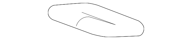 15253506 Деталь SEAT BELT COVER, RIGHT