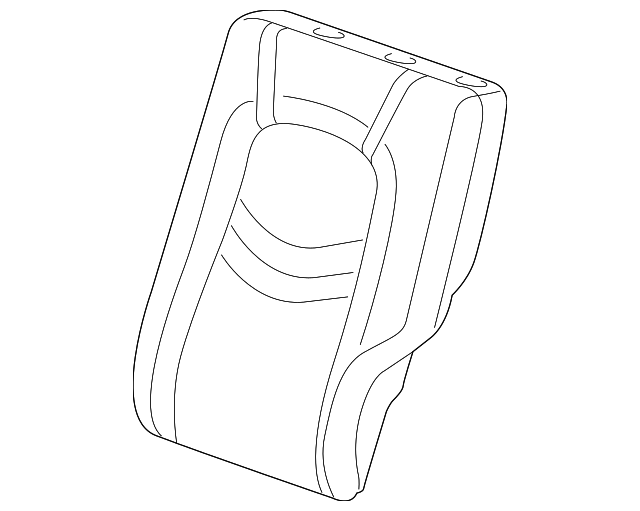 22732913 Деталь SEAT BACK PAD, LEFT
