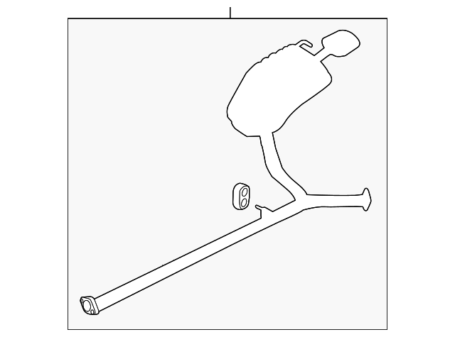 28711-2T470 Деталь MUFFLER & PIPE, RIGHT