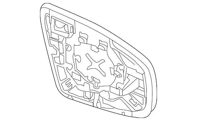 96365-1AA0A Деталь MIRROR GLASS, RIGHT