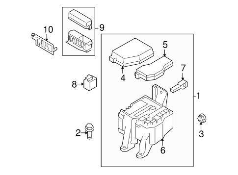 CX-9 FUSE & RELAY