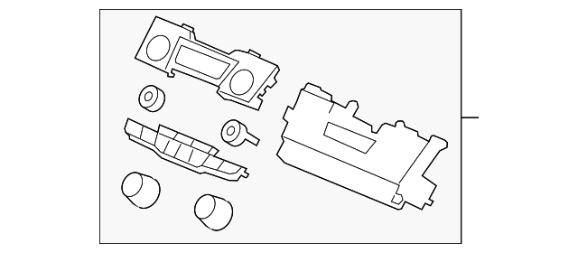 79600-TK8-A01ZA Деталь CONTROL ASSY., HEATER *NH365L* (BLACK ME