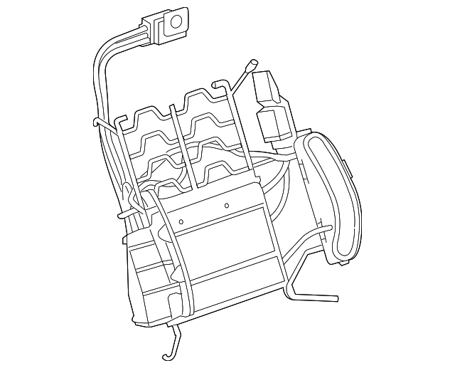 23157443 Деталь LUMBAR SUPPORT