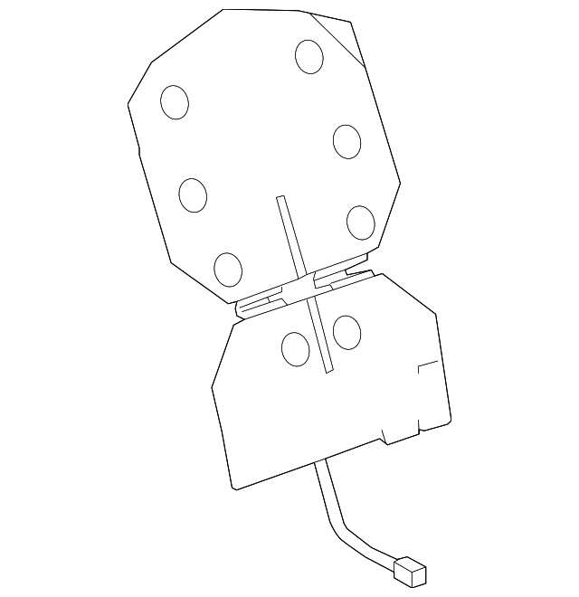 23110261 Деталь SEAT BACK HEATER