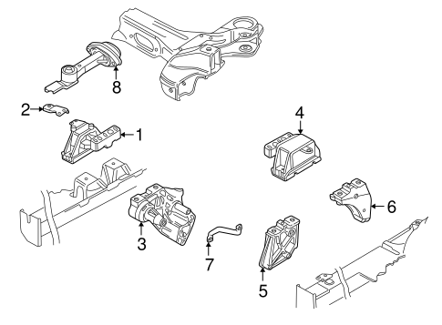 Golf ENGINE & TRANS MOUNTING