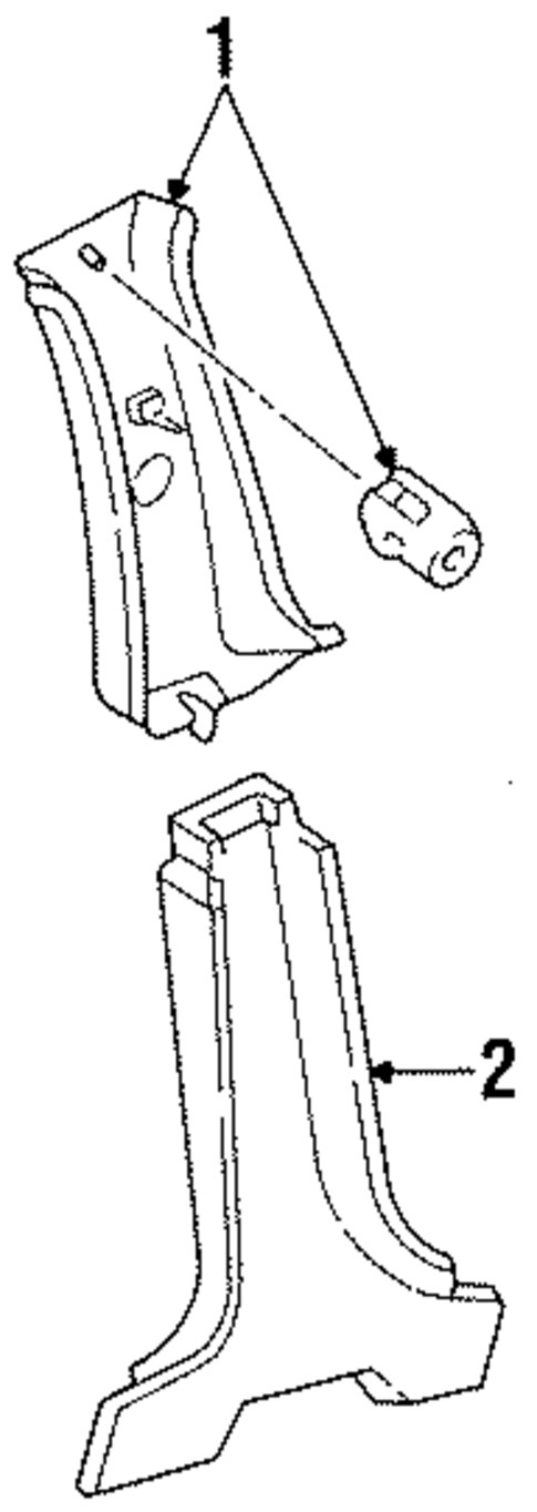 Aspire INTERIOR TRIM - PILLARS 2