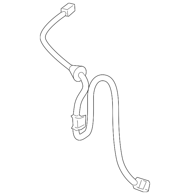 89516-33100 Деталь ABS SENSOR WIRE, LEFT