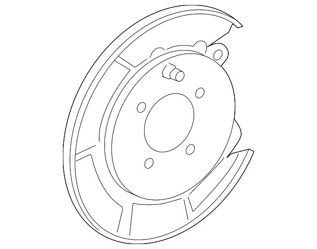 46503-33090 BACKING PLATE, RIGHT
