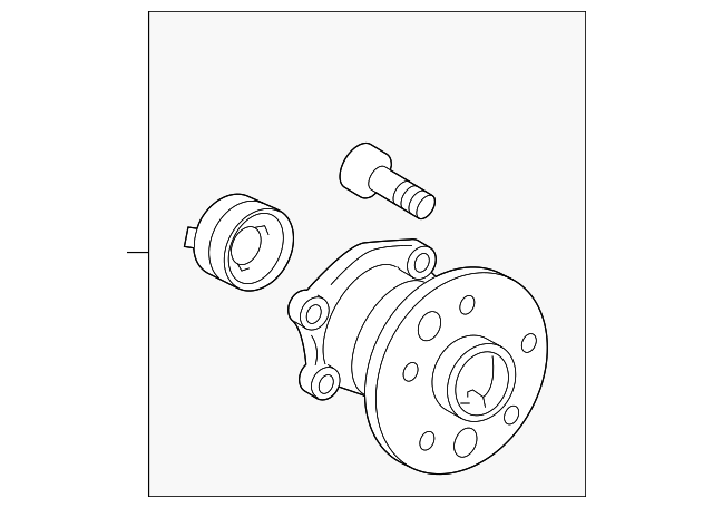 42450-33050 Деталь HUB & BEARING, RIGHT