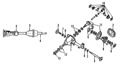 Aerostar AXLE SHAFTS & JOINTS