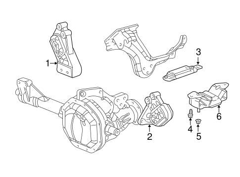 Ram 3500 ENGINE & TRANS MOUNTING