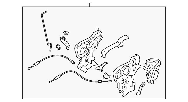 SU003-04114 Деталь LOCK ASSY, RIGHT