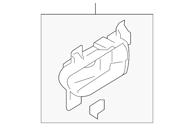 SU003-04770 Деталь HANDLE, INSIDE, LEFT