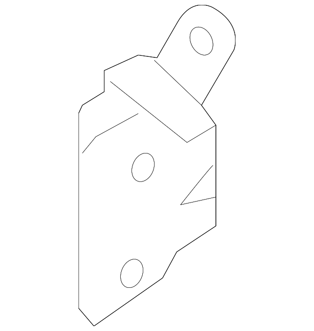 SU003-04529 Деталь UPPER HINGE, RIGHT