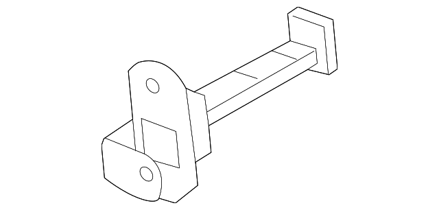 SU003-01567 Деталь DOOR CHECK, LEFT