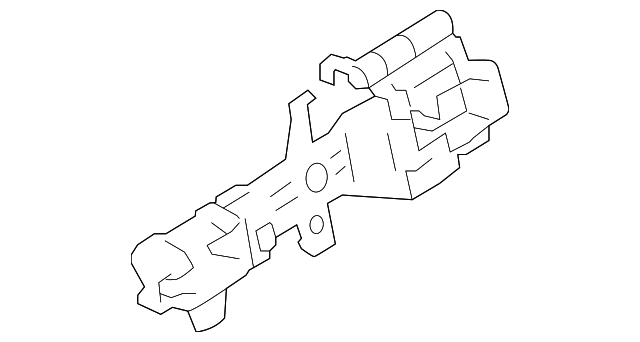 SU003-01585 Деталь HANDLE BASE, LEFT