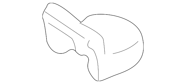 88567-2D101-SX Деталь TRACK END COVER, RIGHT